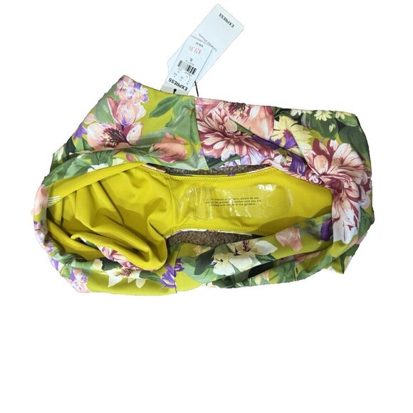 Express Women's Printed Balconette Body Contour Swim Bottom Size XS Multi Color - Picture 5 of 5